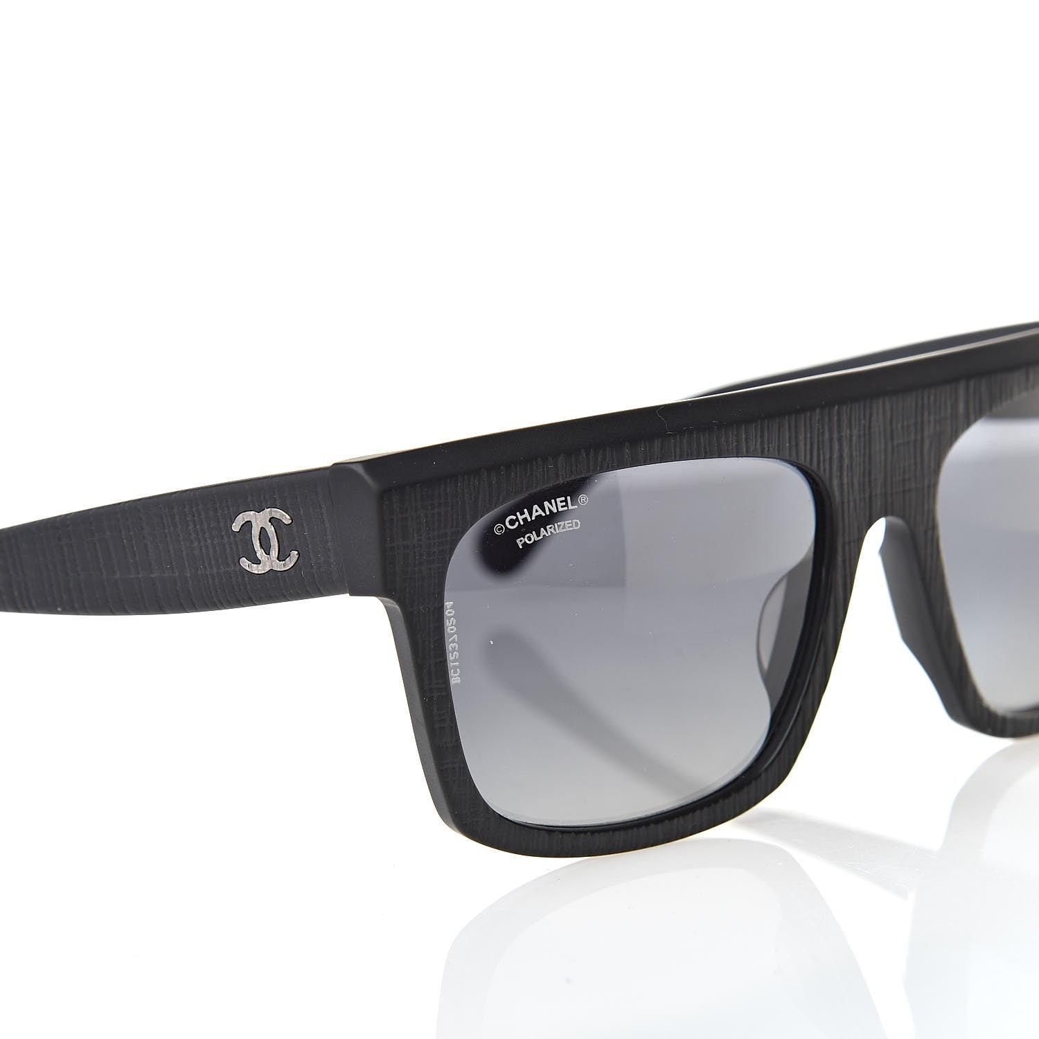 Chanel Polarized CC Sunglasses 5333 Matte Black 7 of 8