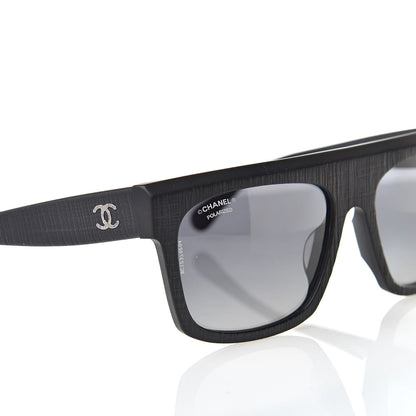 Chanel Polarized CC Sunglasses 5333 Matte Black 7 of 8