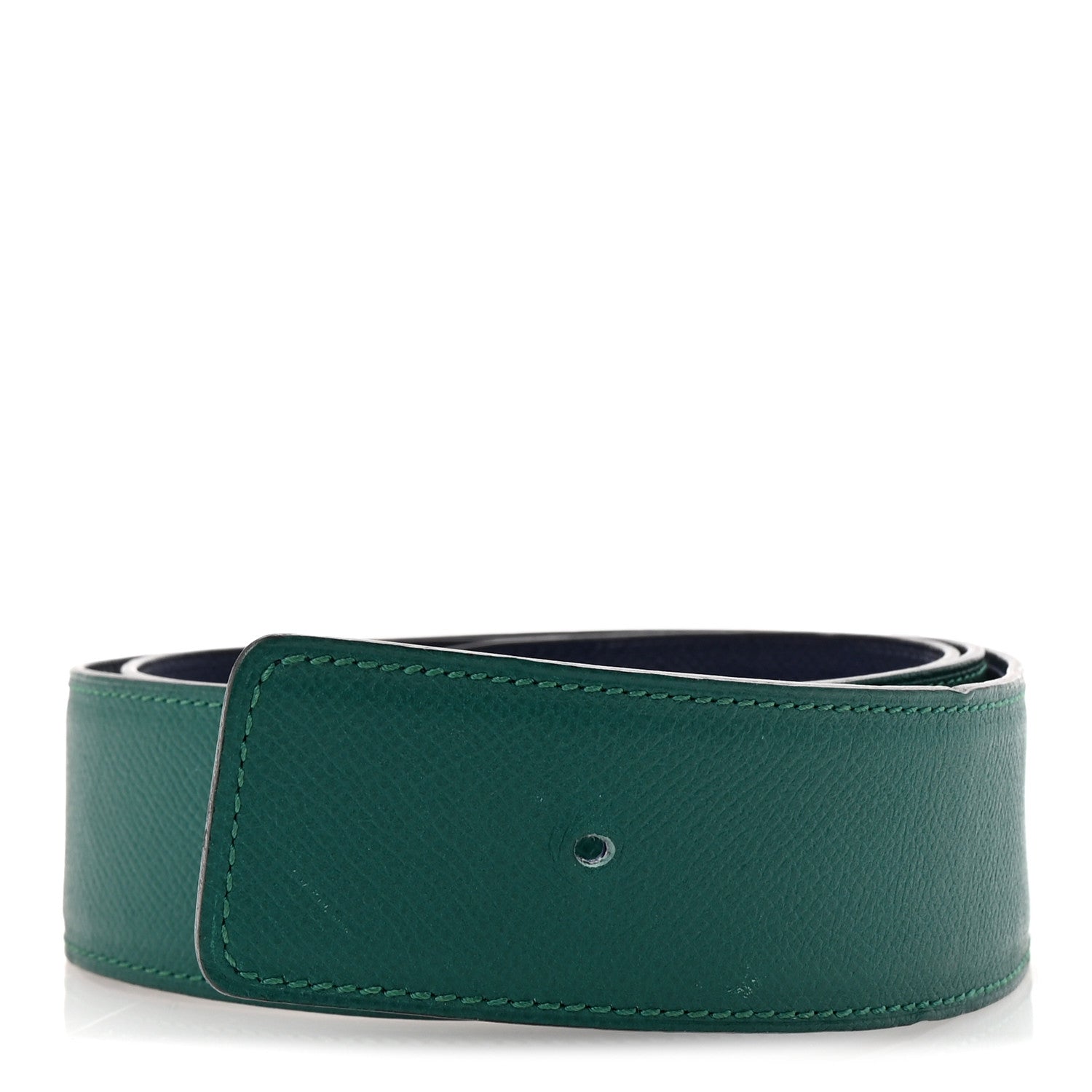 Hermes Epsom 38mm Belt Strap 95 38 Malachite Bleu Saphir 1 of 5