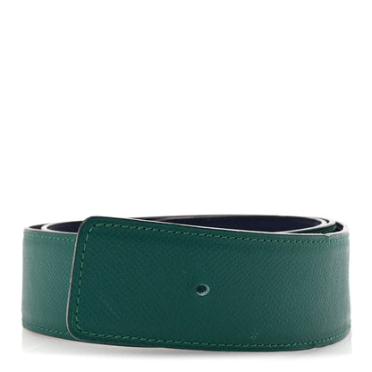 Hermes Epsom 38mm Belt Strap 95 38 Malachite Bleu Saphir 1 of 5