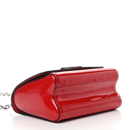 Louis Vuitton Patent Monogram Infrarouge Twist Shoulder Bag PM Coquelicot 4 of 10