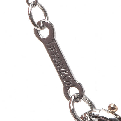 Tiffany Platinum Diamond .27ct Elsa Peretti Diamonds by the Yard Pendant Necklace 7 of 8