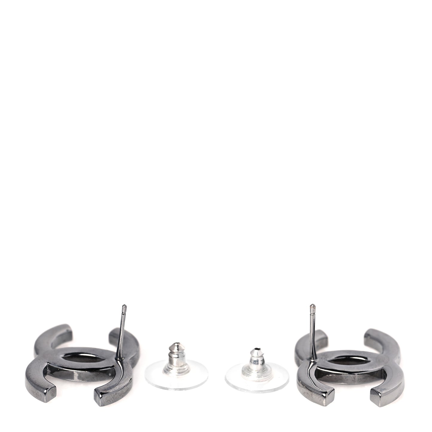Baguette Crystal Pearl CC Bright Young Things Earrings Ruthenium