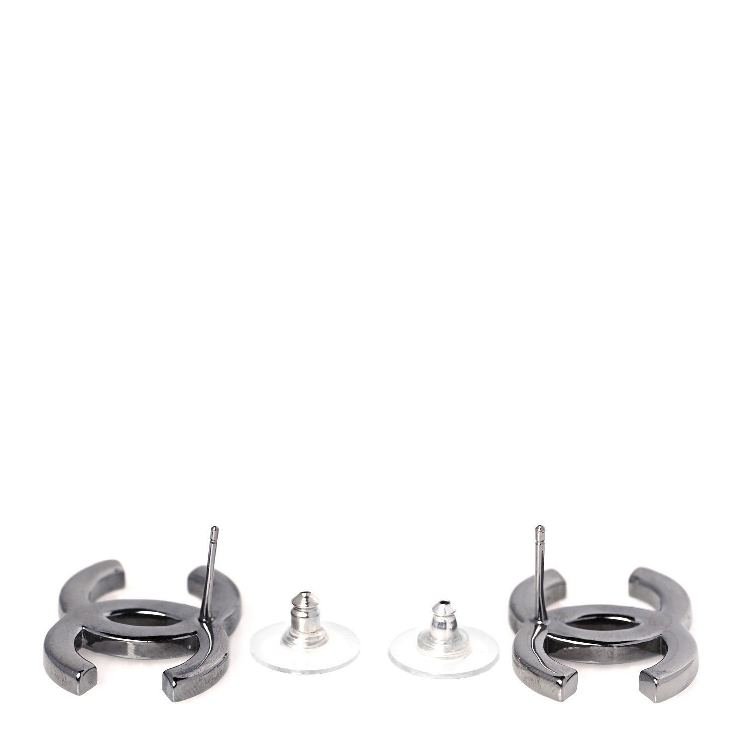Chanel Baguette Crystal Pearl CC Bright Young Things Earrings Ruthenium 3 of 4