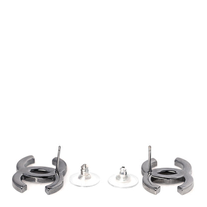 Chanel Baguette Crystal Pearl CC Bright Young Things Earrings Ruthenium 3 of 4
