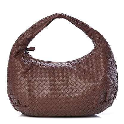 Bottega Veneta Nappa Intrecciato Medium Belly Veneta Hobo Truffle 1 of 12