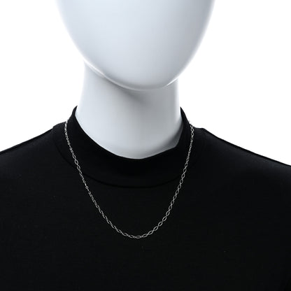 Tiffany Sterling Silver Oval Link Chain Necklace 3 of 4