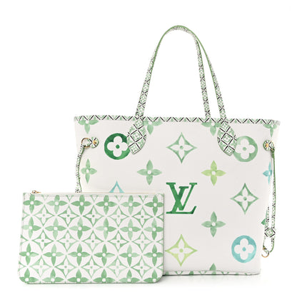 Louis Vuitton Monogram Giant By The Pool 2.0 Neverfull MM Jade 2 of 19