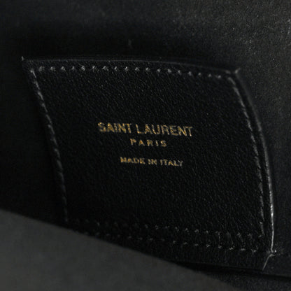 Saint Laurent Calfskin Large Shopping Tote Black 8 of 16