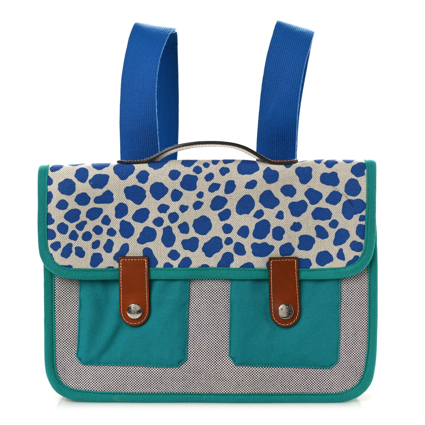 Toile Canvas Barenia Childrens Jeux Dans La Jungle Backpack Outremer