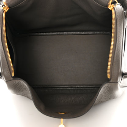 Hermes Taurillon Clemence Lindy 30 Etain 5 of 18