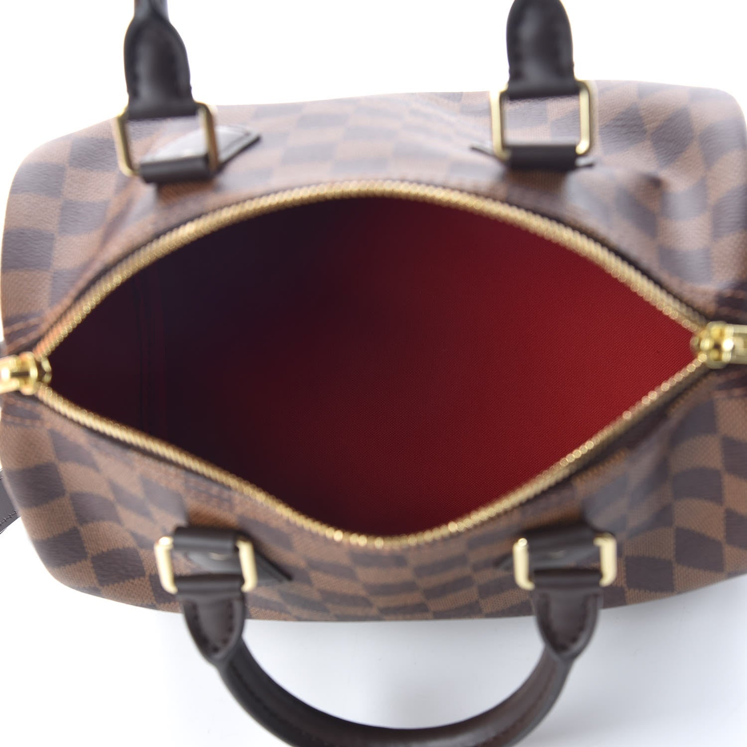 Louis Vuitton Damier Ebene Speedy Bandouliere 25 5 of 10