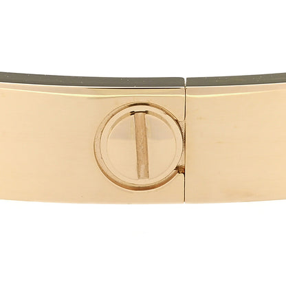 Cartier 18K Yellow Gold 4 Diamond LOVE Bracelet 18 7 of 9