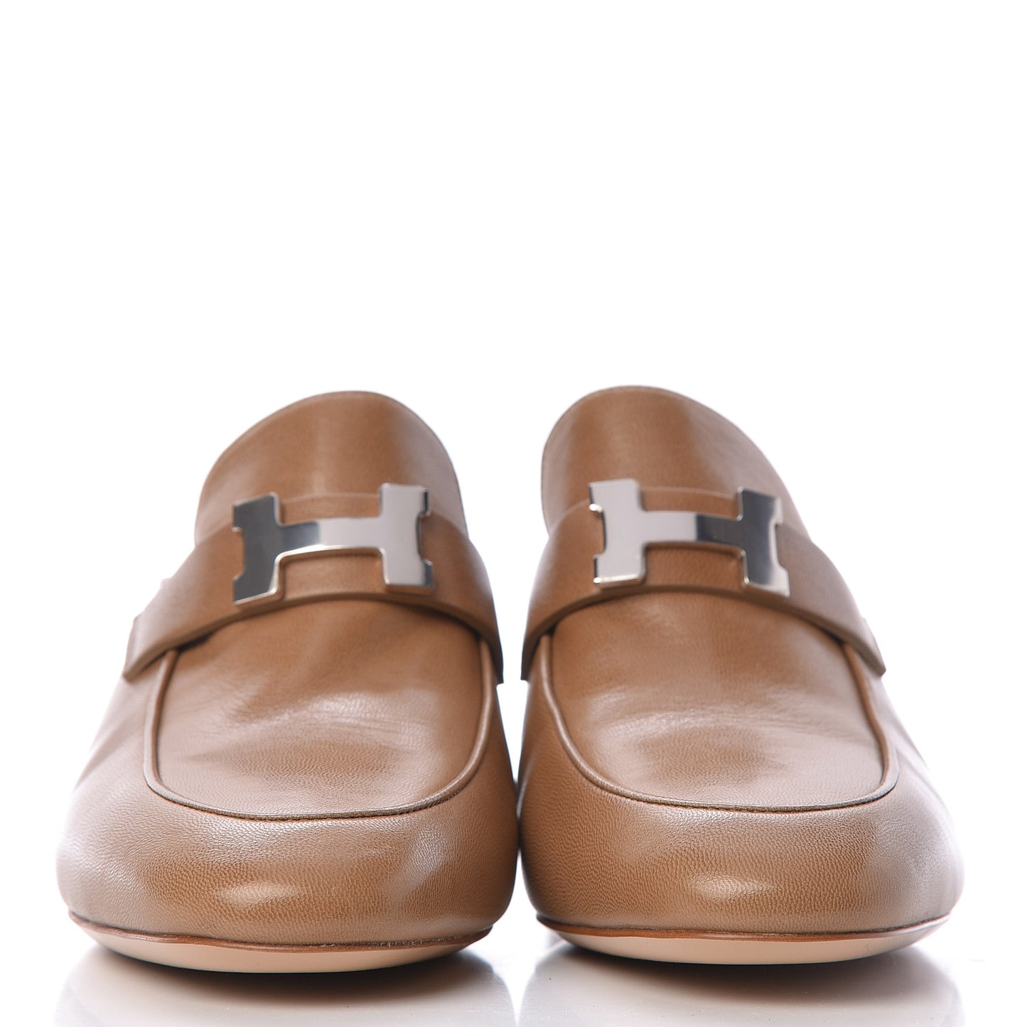 Goatskin Paradis Mules 38 Taupe