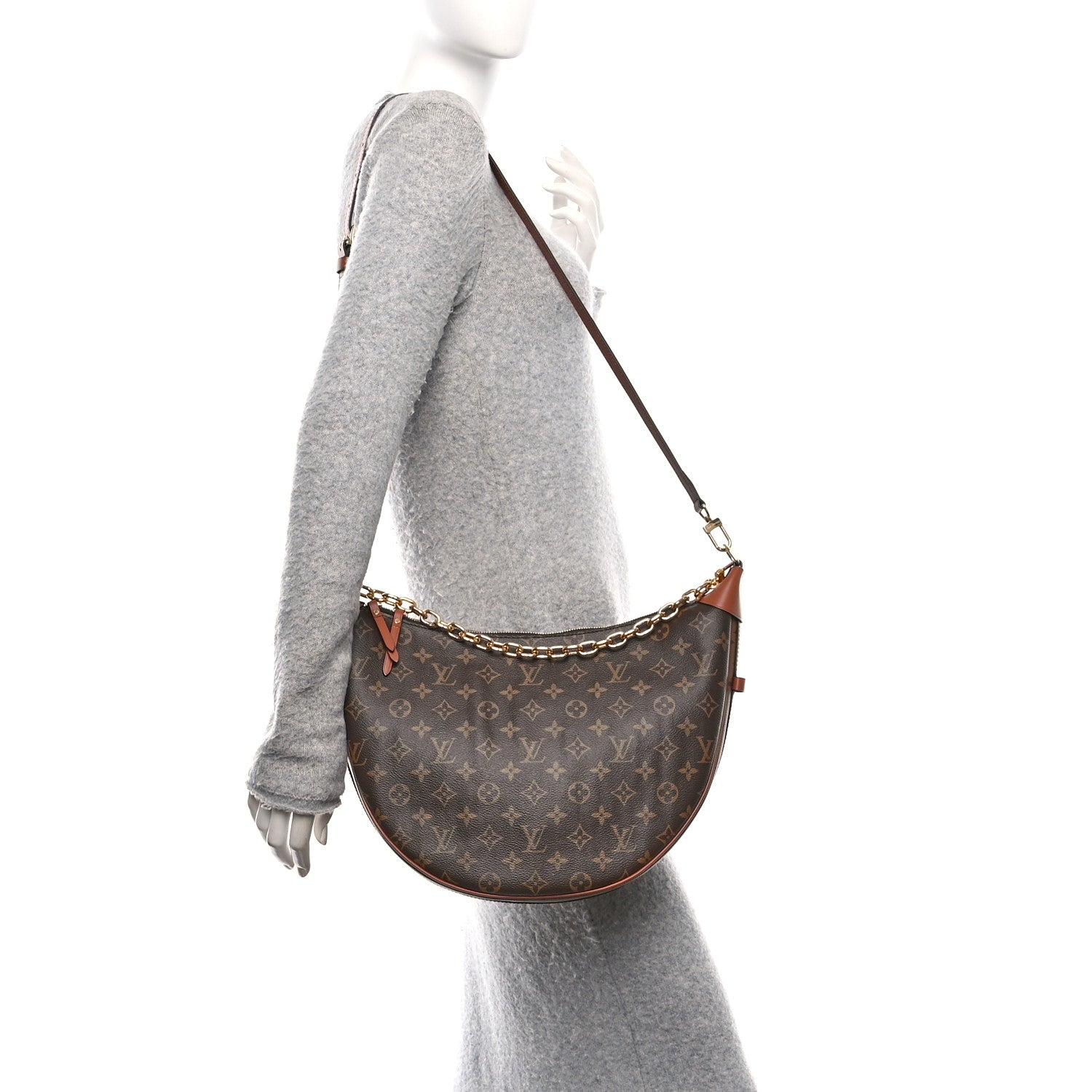 Louis Vuitton Reverse Monogram Loop Hobo 2 of 10