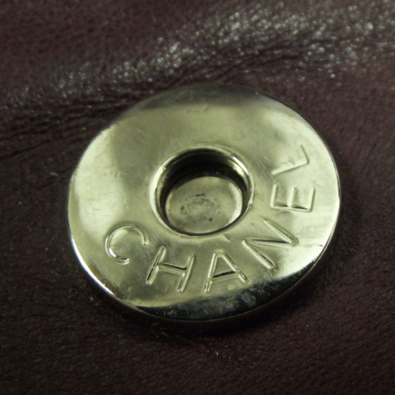 Leather Lax E/W Flap Purple