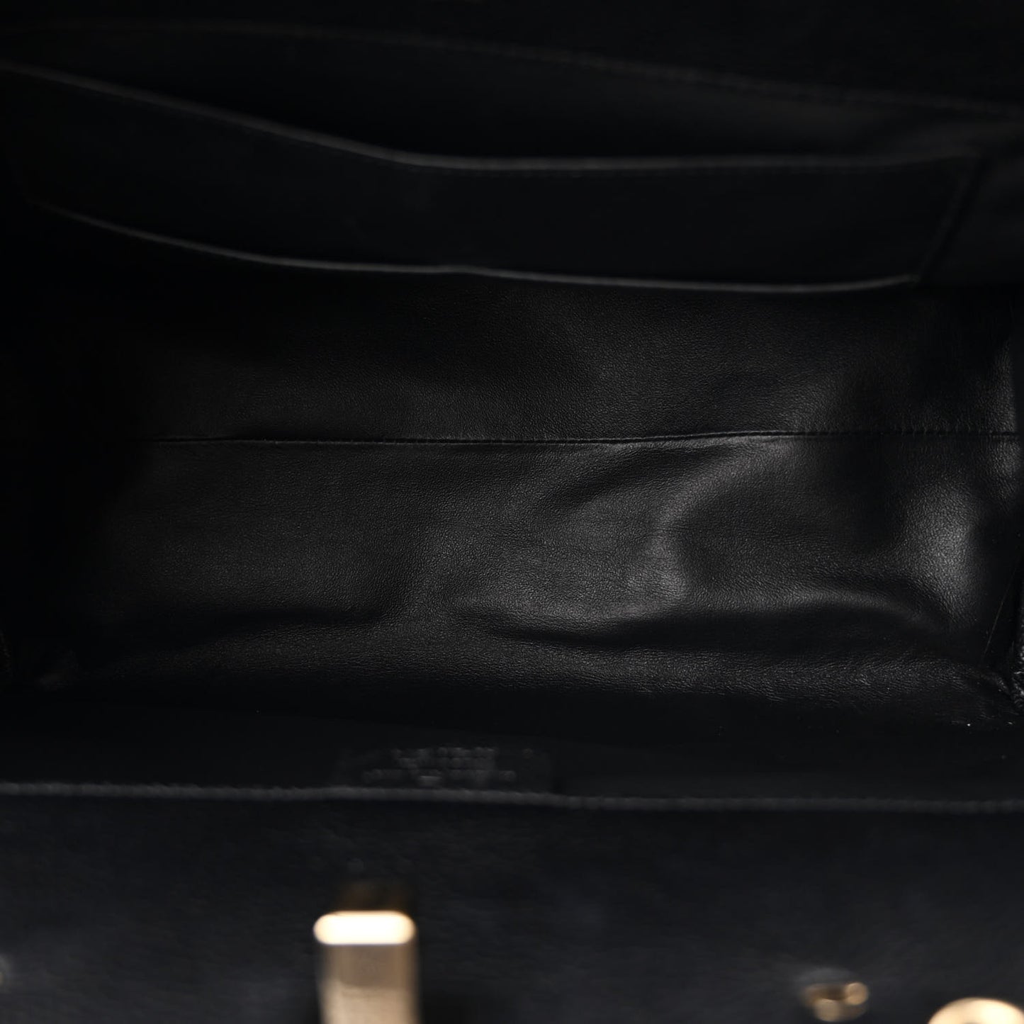 Calfskin Large Studio Bag Dune Bone Black