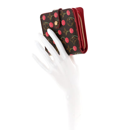 Louis Vuitton Monogram Cerises Compact Zippe Wallet 2 of 7
