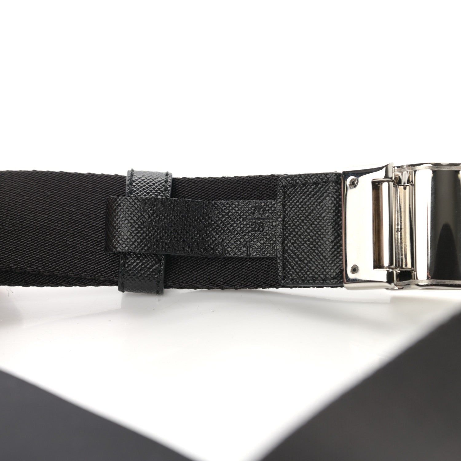 Prada Nylon Saffiano Belt Bag Black 9 of 10