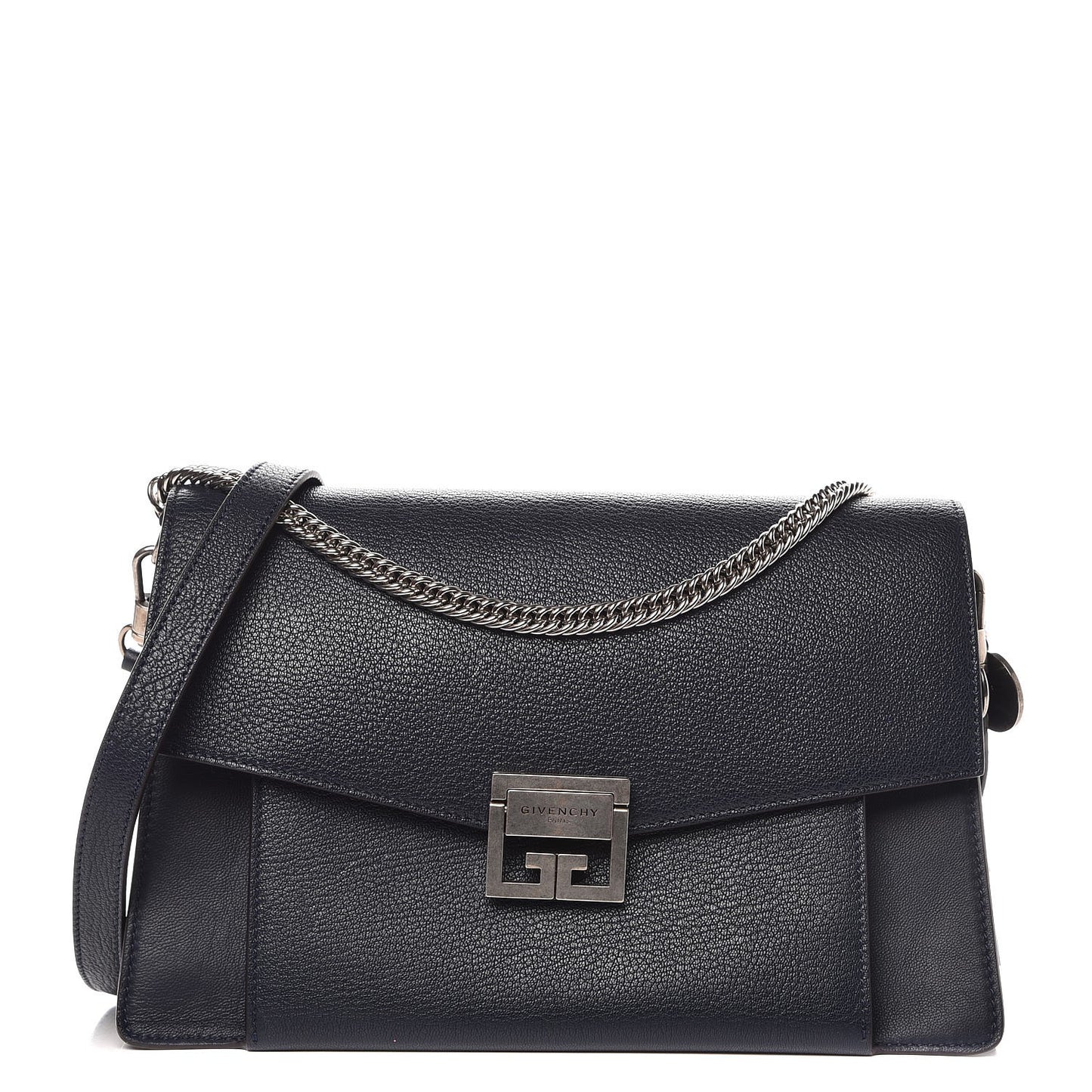Sugar Goatskin Medium GV3 Shoulder Bag Dark Blue