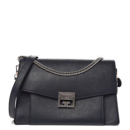 Givenchy Sugar Goatskin Medium GV3 Shoulder Bag Dark Blue 1 of 8