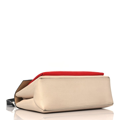 Louis Vuitton Soft Calfskin My Lockme Top Handle Kabuki Red Quartz Black 4 of 9
