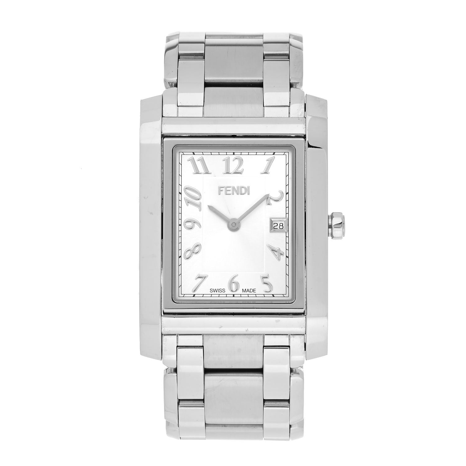 Fendi Stainless Steel 32mm Loop Quartz Watch 1 of 5