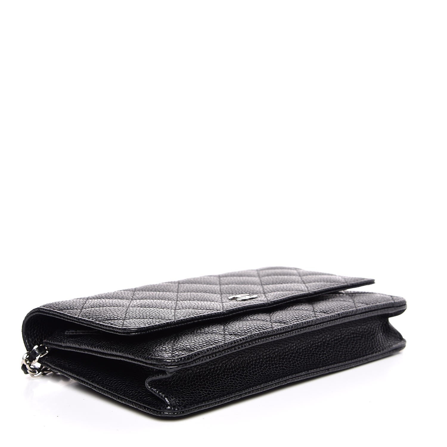 Chanel Caviar Quilted Wallet On Chain WOC Black 4 of 9