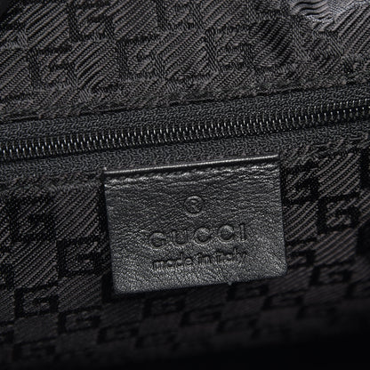 Gucci Calfskin Bamboo Top Handle Bag Black 7 of 9