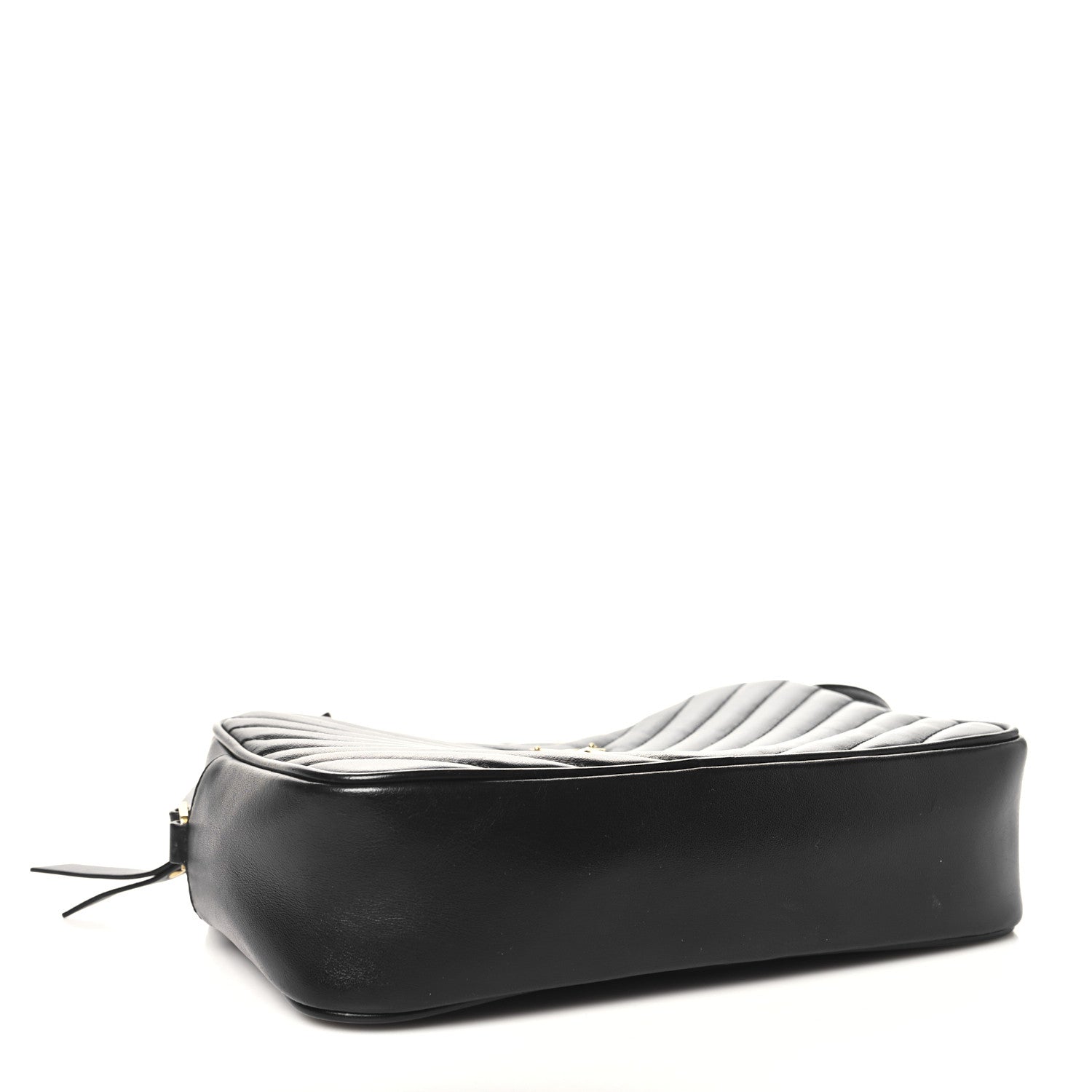 Saint Laurent Calfskin Matelasse Monogram Lou Camera Bag Black 4 of 9