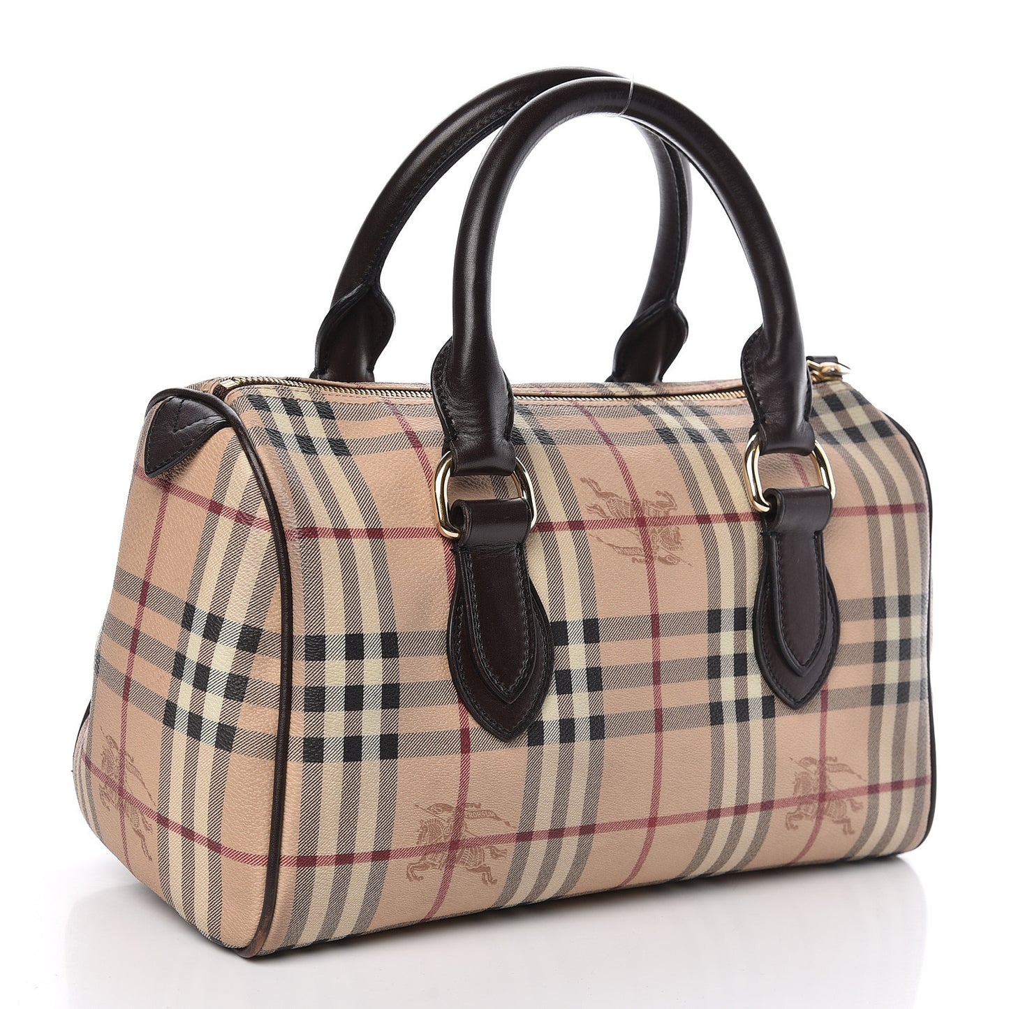 Haymarket Check Small Chester Bowling Bag Chocolate