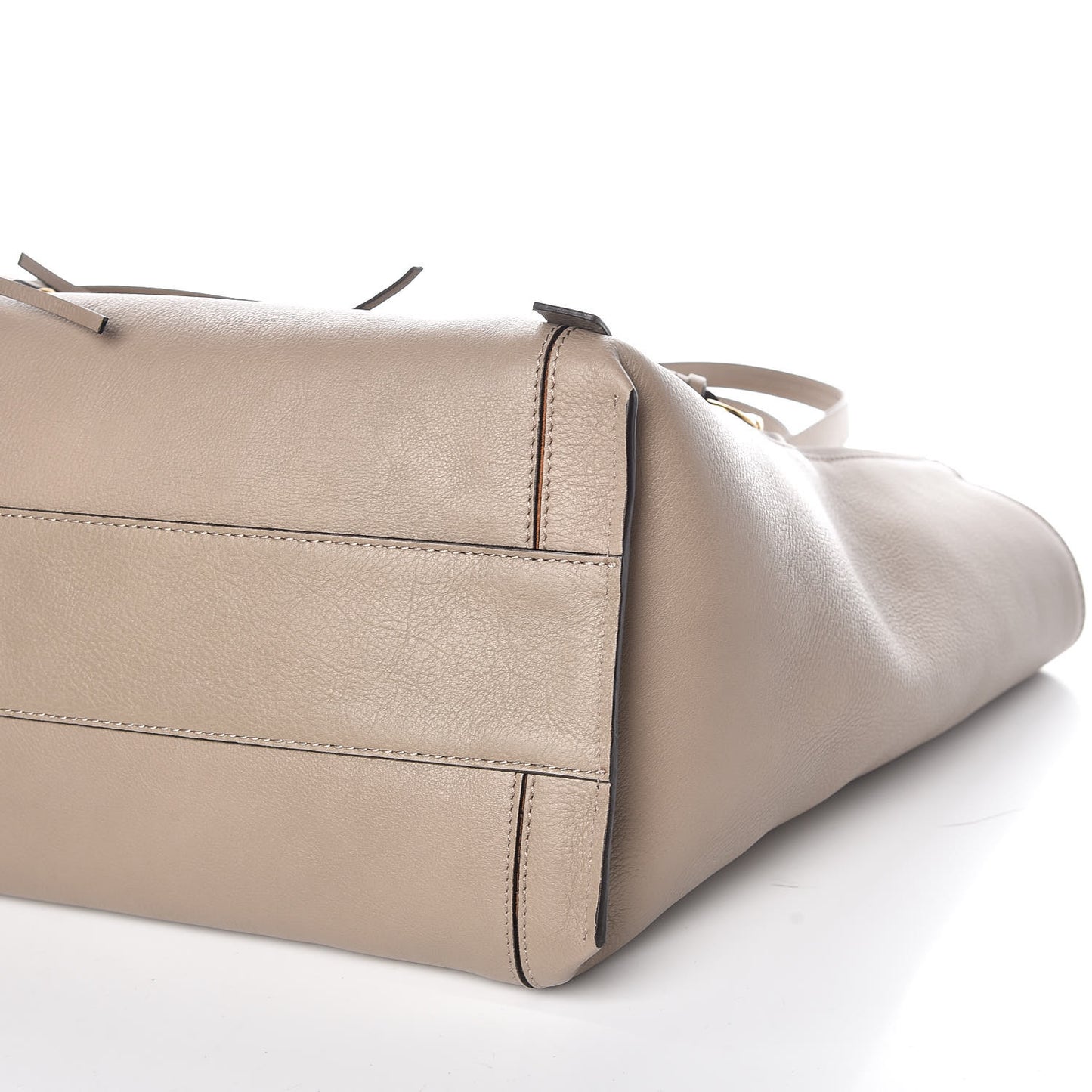 Smooth Calfskin Medium Milo Shopping Tote Motty Grey