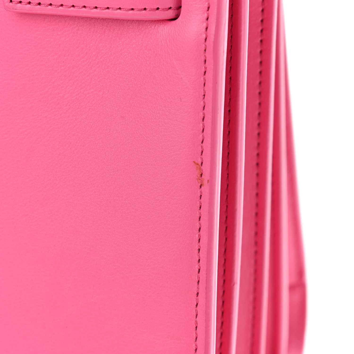 Saint Laurent Calfskin Nano Sac De Jour Lipstick Fuchsia 11 of 13
