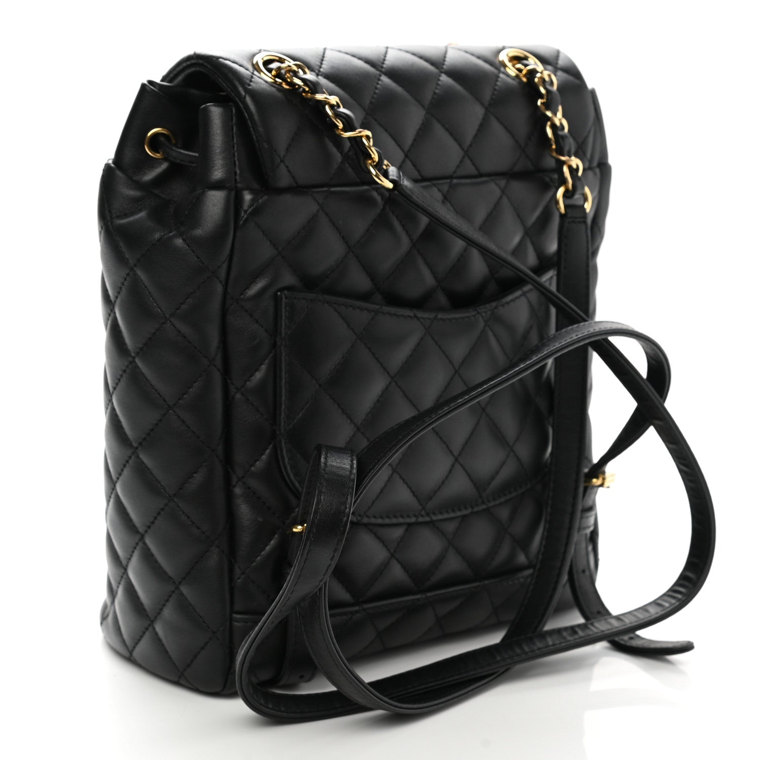 Chanel Lambskin Quilted Small Urban Spirit Backpack Black 3 of 11
