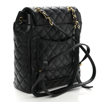 Chanel Lambskin Quilted Small Urban Spirit Backpack Black 3 of 11