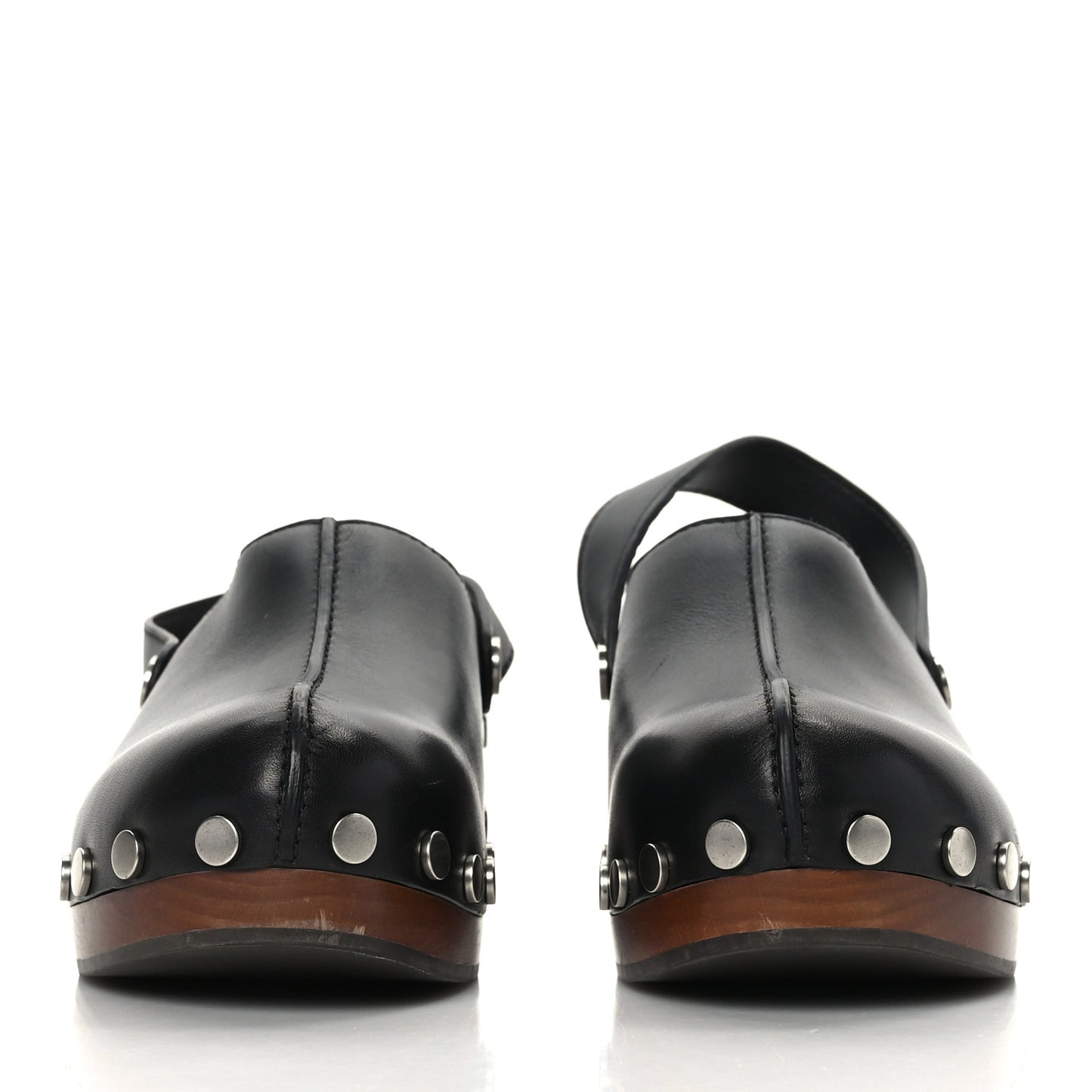 Calfskin Diorquake 20mm Slingback Clogs 40 Black