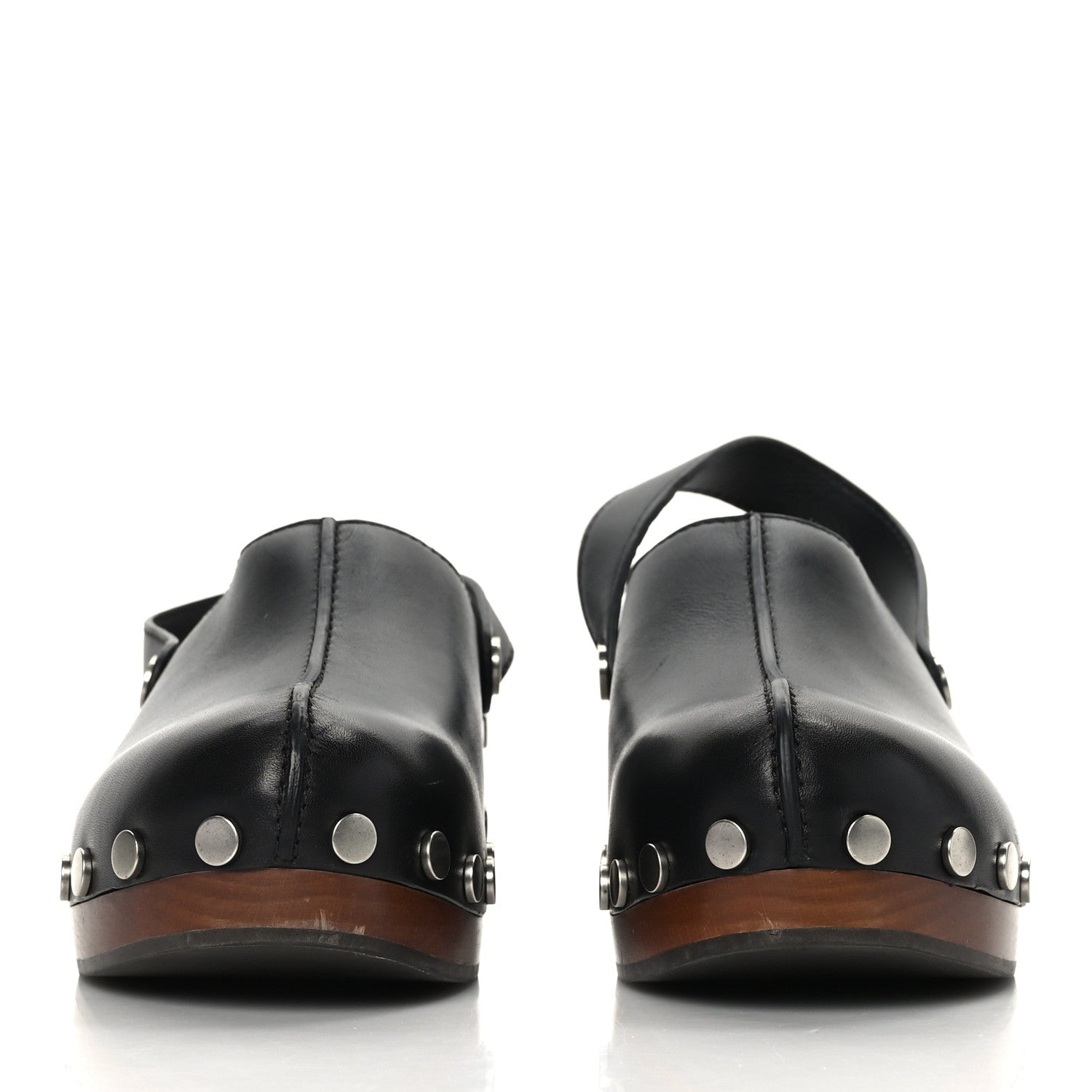 Christian Dior Calfskin Diorquake 20mm Slingback Clogs 40 Black 2 of 8