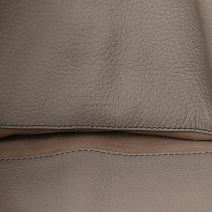 Bottega Veneta Cervo Intrecciato Flap Top Hobo Steel 6 of 16
