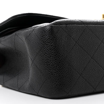 Chanel Caviar Quilted Jumbo Double Flap Black 9 of 11