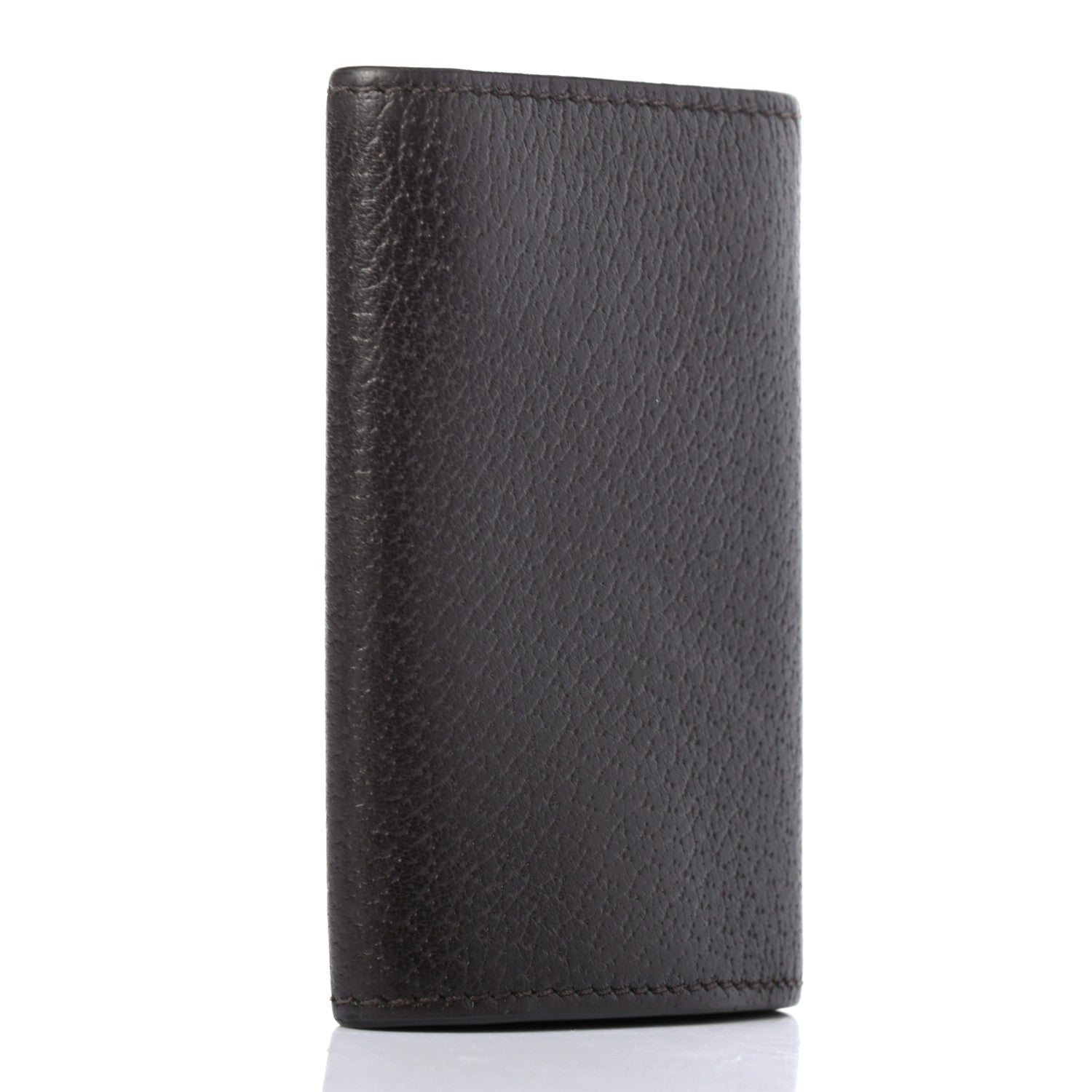 Gucci Calfskin Boar Effect GG Marmont 6 Key Holder Dark Cocoa 3 of 6