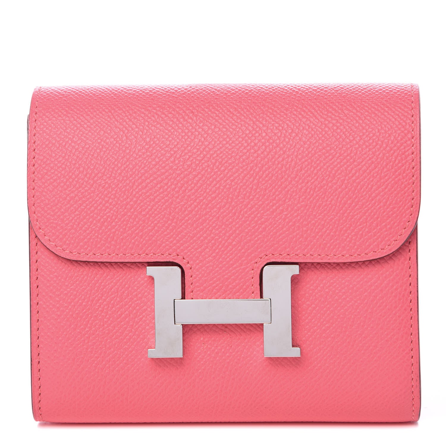 Hermes Epsom Constance Short Wallet Rose Azalee 1 of 9