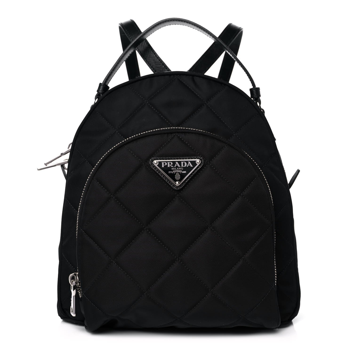 Prada Nylon Tessuto Impuntu Quilted Backpack Black 1 of 11