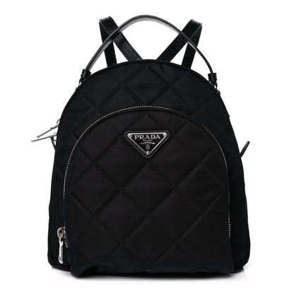 Prada Nylon Tessuto Impuntu Quilted Backpack Black 1 of 11