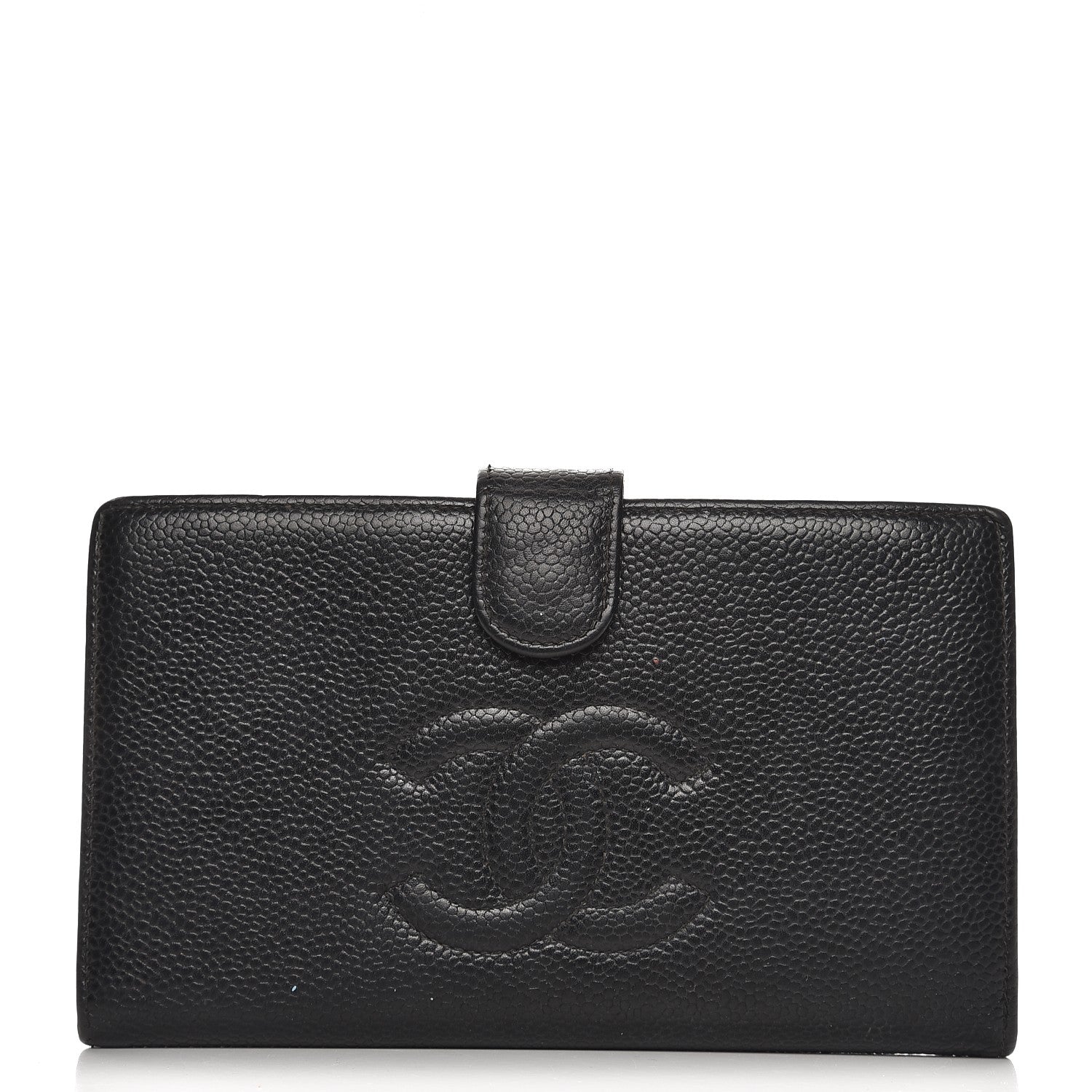 Chanel Caviar Timeless CC French Wallet Black 11 of 20