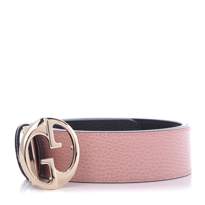 Gucci Calfskin 1973 Reversible Belt 90 36 Black Pink 1 of 10