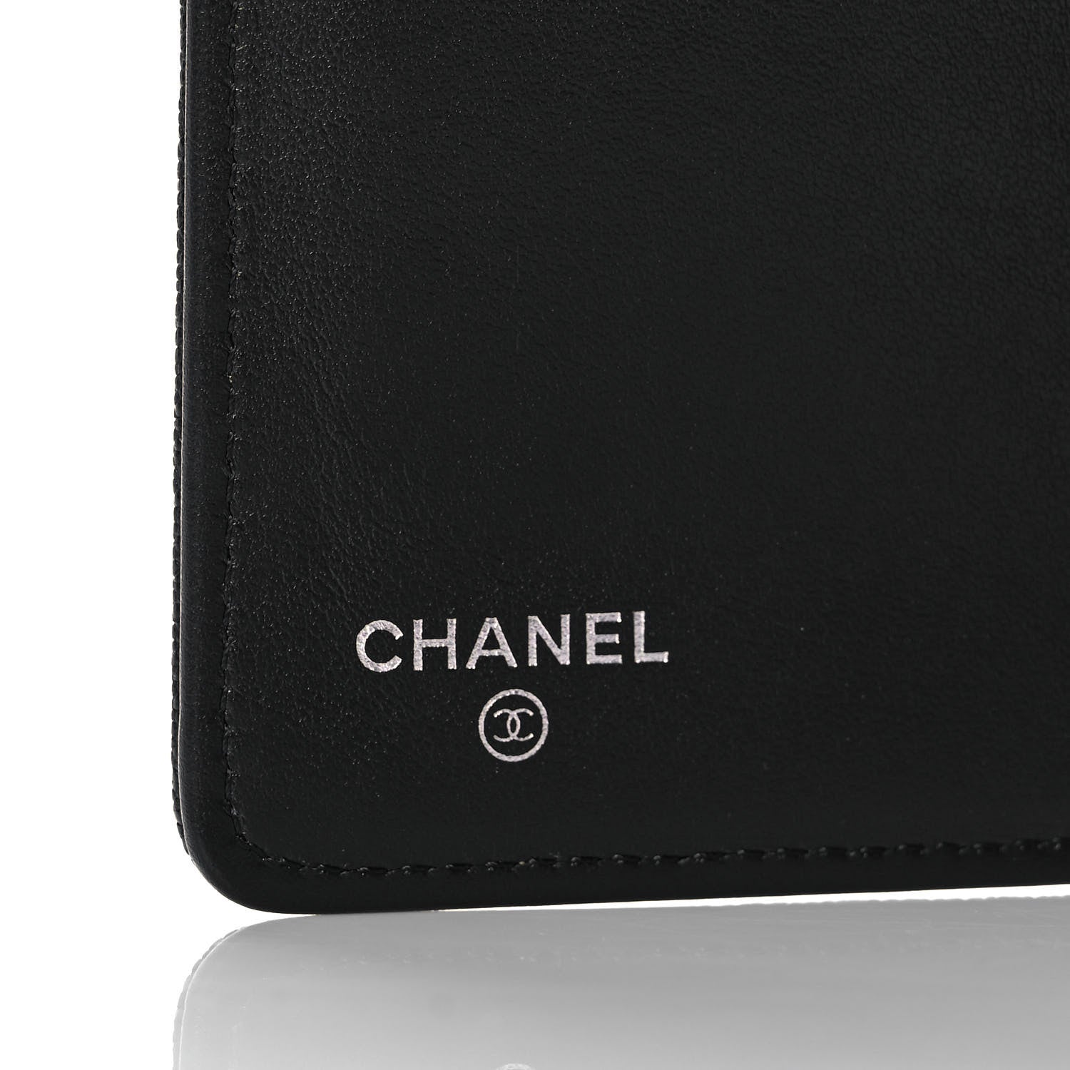 Chanel Caviar Quilted Boy Yen Wallet Black 9 of 13