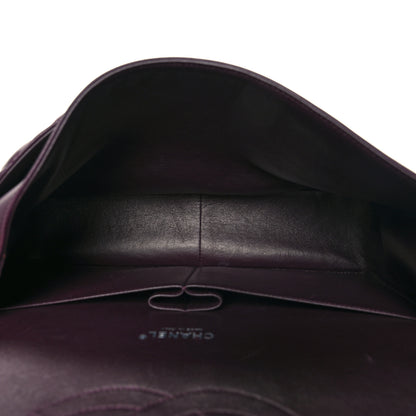 Chanel Lambskin Quilted Maxi Double Flap Plum 5 of 13