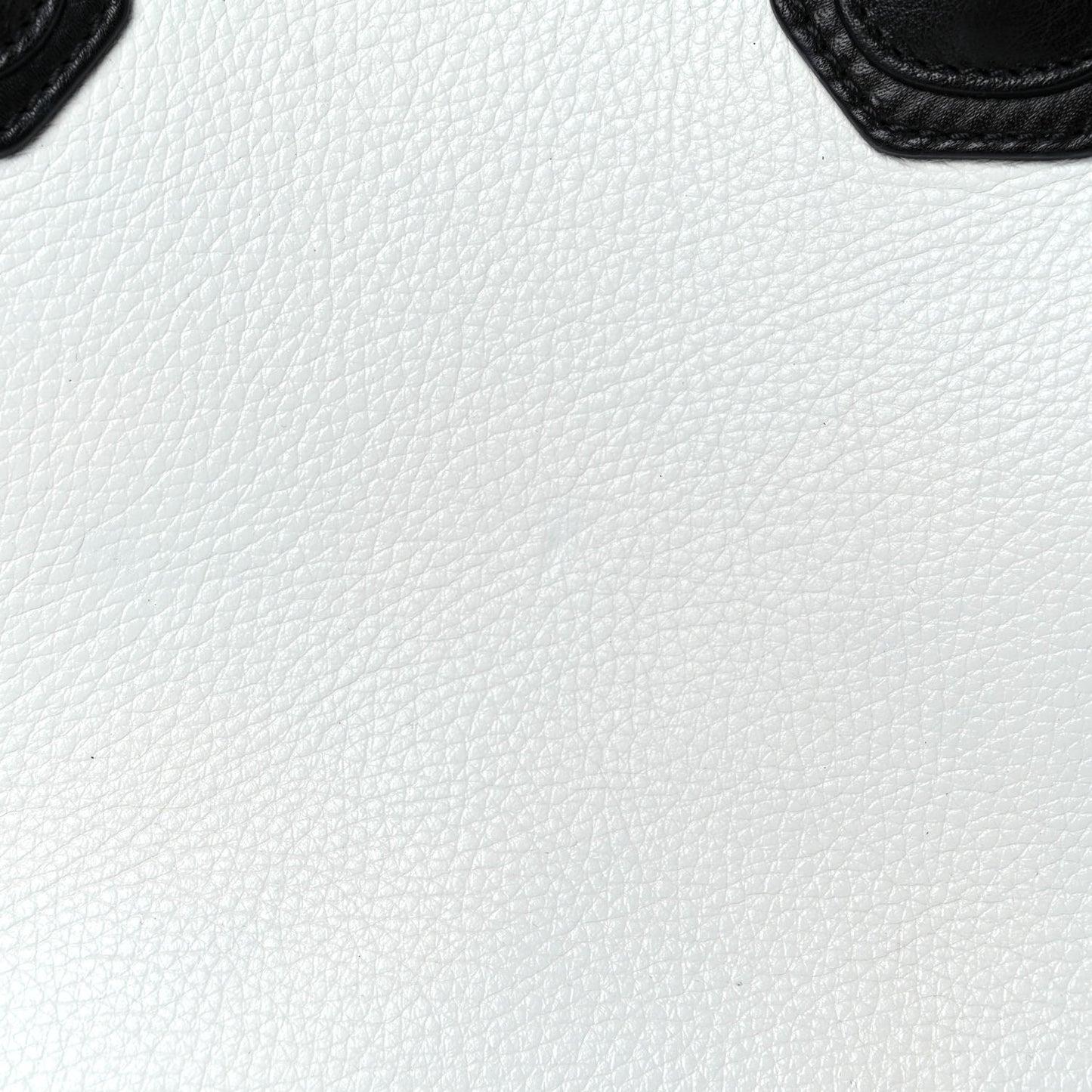 Calfskin Medium Studded Bi-Color Antigona Black White