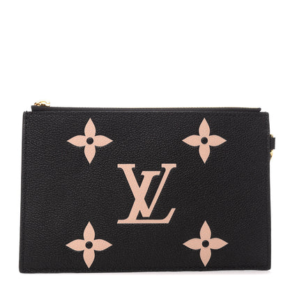 Louis Vuitton Empreinte Monogram Giant Neonoe MM Pochette Black Beige 1 of 6
