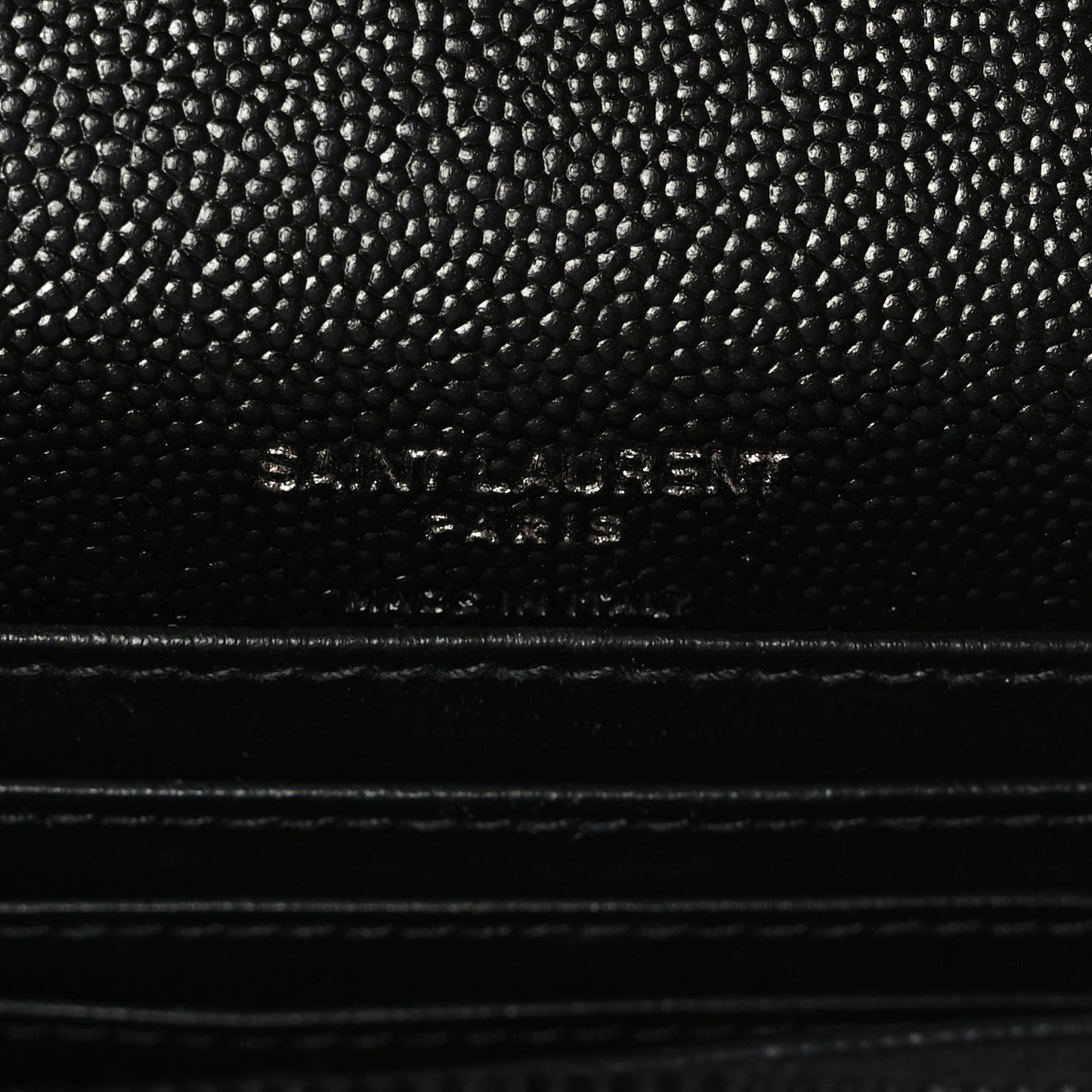 Grain De Poudre Monogram Kate Belt Bag Black